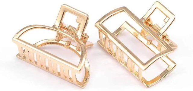 Haarspangen Gold, 2 Stück, Damen und Mädchen - Bild 1