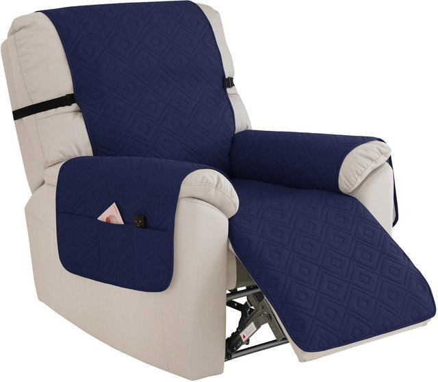 Yiran Furniture Chivas First Class Sofakissen in Navy Blau, rutschfest und schmutzabweisend, Höhe: 23,2 cm - Bild 1