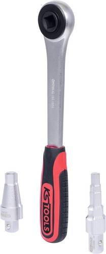 KS Tools Gas-Stufenschlüssel-Satz 3/8"-1", 3-teilig, silberfarben aus Stahl - Bild 1