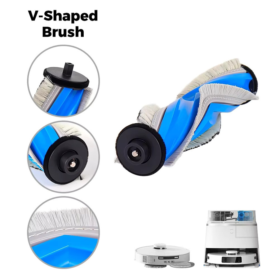 Ecovacs Ersatz-Hauptbürste in Blau für DEEBOT T30 Pro T30 Max T30S T30 Omni T30 Pro Omni T30S Combo Roboter-Staubsauger - Bild 3