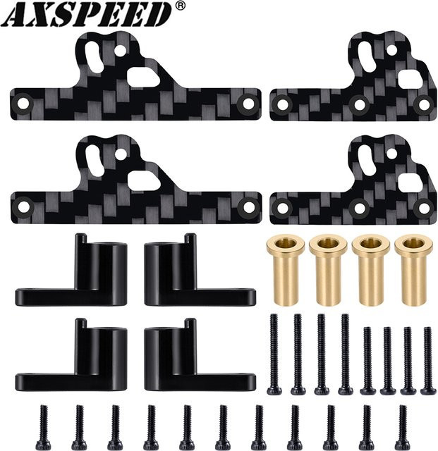 AXSPEED Aluminium- und Kohlefaser-Flexblätter, Aufhängung, Zubehör - Bild 1