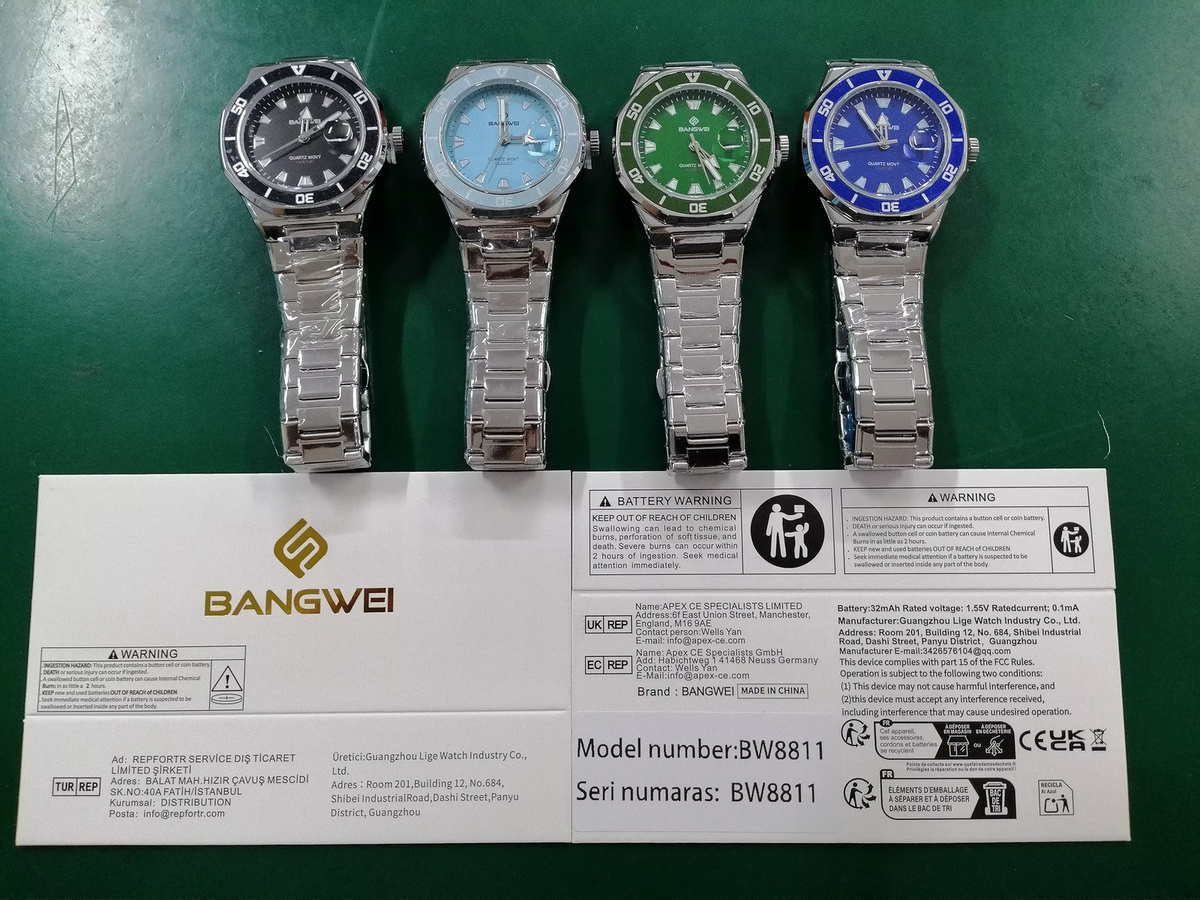 BangWEI Armbanduhr, Quarz, Edelstahl, Silber, Herren - Bild 5