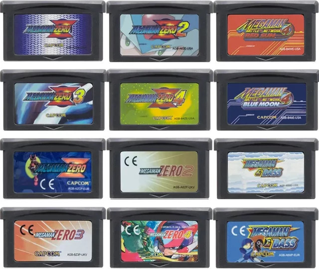 Mega MaN GBA Videospiel-Modul Bandai Action Adventure Cartridge Red Sun Blue Moon für 32-Bit-Konsolen - Bild 1