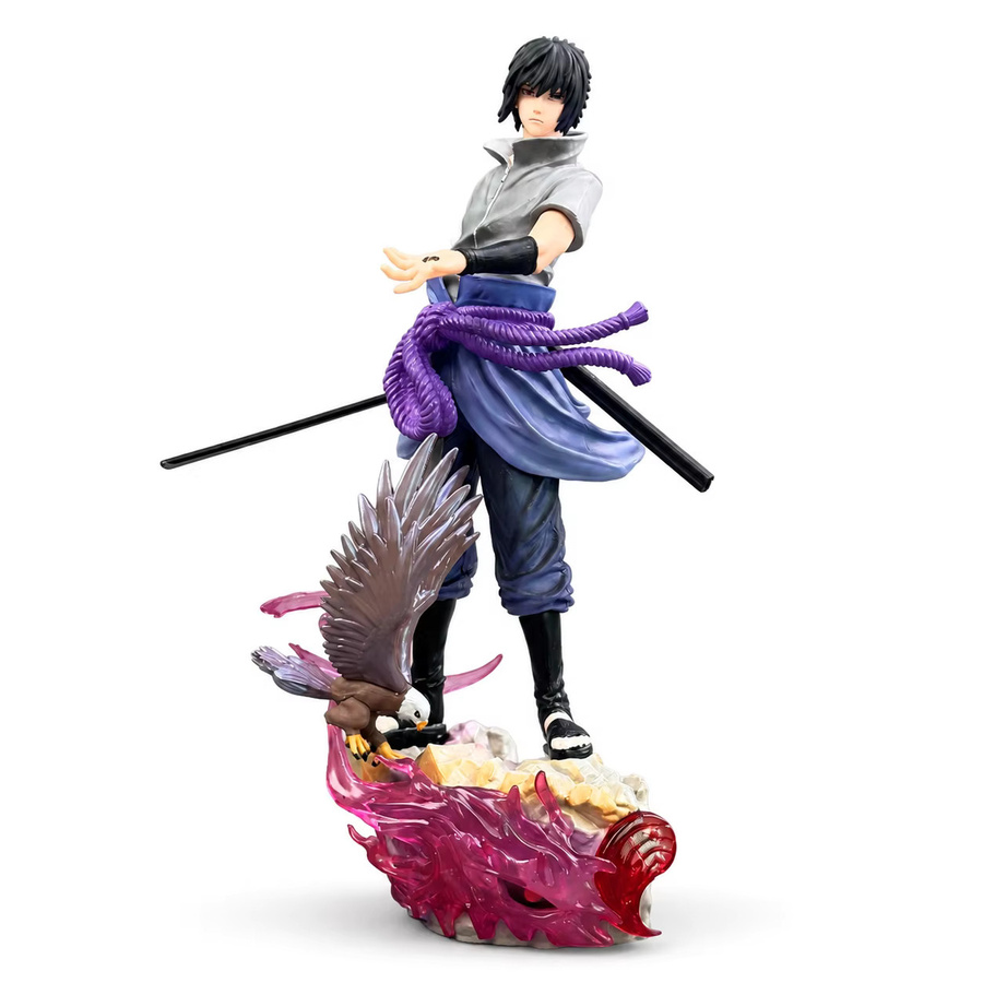 Bandai Naruto Sasuke, Anime-Actionfigur, Modellstatue, 22 cm - Bild 2