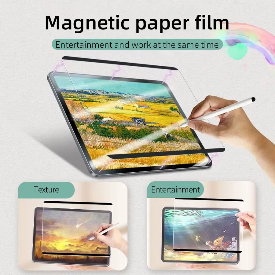 Xiaomi Magnetischer Displayschutz Matt für Redmi Pad 2 und Xiaomi Pad 5/6/7/Pro/SE/6S Pro 11 und 12 Zoll Schreibfolie Transparent - Bild 2