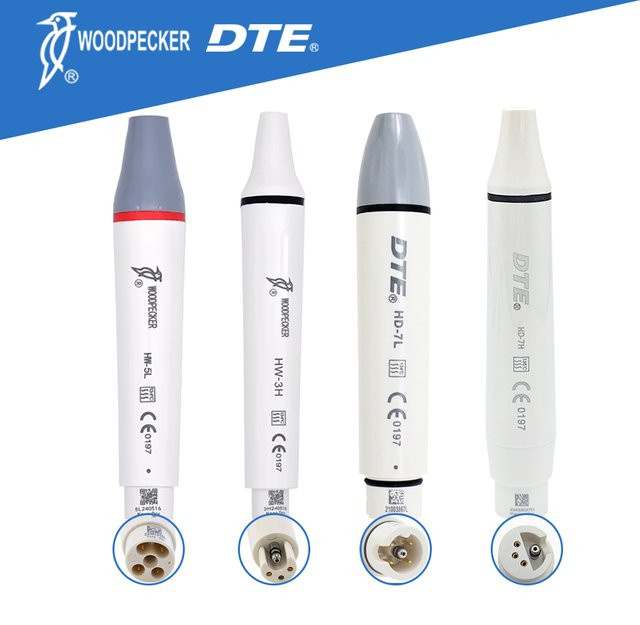 Woodpecker DTE Dental Ultraschall-Scaler Handstück HW-3H HW-5L HD-7H HD-7L in Weiß passend für USD EMS NSK DTE SATELEC - Bild 1