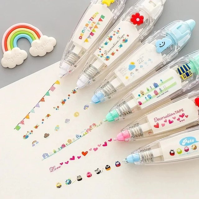 Washi Tape Multicolour für Journaling und Bastelarbeiten - Bild 1