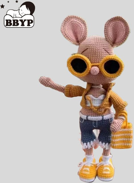 Bixi Häkelpuppen Elf Maus, Plüsch / Textil, Bunt / Mehrfarbig - Bild 1