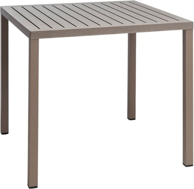 Nardi Cube 80 Tisch für Garten und Terrasse, Farbe: Beige, B/T/H: 80 x 80 x 75,5 cm - Bild 1