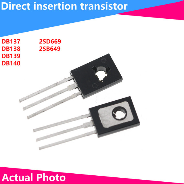 Hongqiwei Transistor Set 20 Stück BD137 BD138 BD139 BD140 2 SD669 2 SB649 in Schwarz - Bild 1