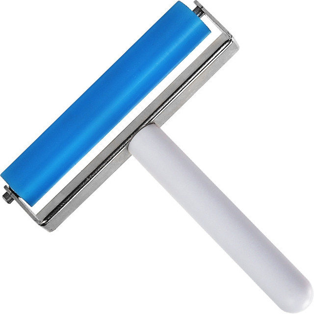 Steinel Silikon Roller TE-504 Blau für Handy LCD Screen Protector und OCA Einfügen, Breite: 10 cm - Bild 1
