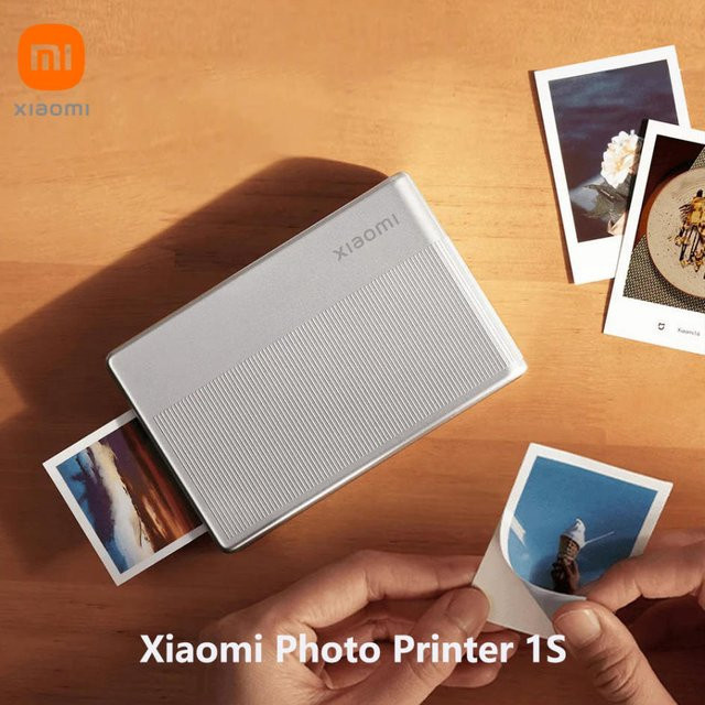 Xiaomi Tragbarer Fotodrucker 1S Bluetooth 5.2 Thermodrucker mit AR-Funktion in Weiß - Bild 1