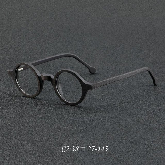 Bai Fen Bai Electronic 3C 55724 Korrektionsbrille, Acetat, Rund, Vollrand, Unisex, black - Bild 1