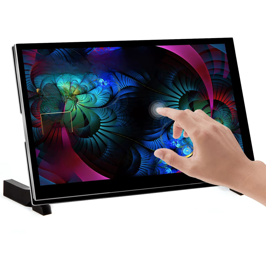 iPistBit 10,1 Zoll IPS HD LCD HDMI Touchscreen Display in Schwarz für Raspberry Pi 5 4B 3B+ und AIDA64 PC Sekundärbildschirm mit 1024 x 600 Auflösung - Bild 7