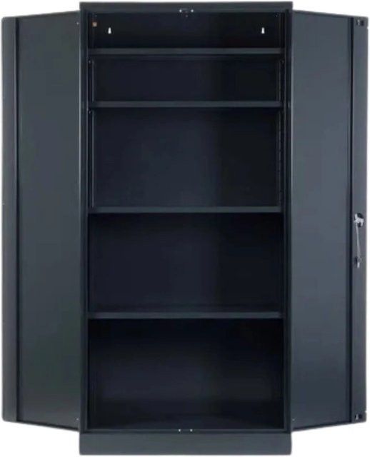 PROREGAL Stahlschrank Bee mit 8 Fachböden in Anthrazit, H x B x T: 195 x 92 x 60 cm - Bild 1