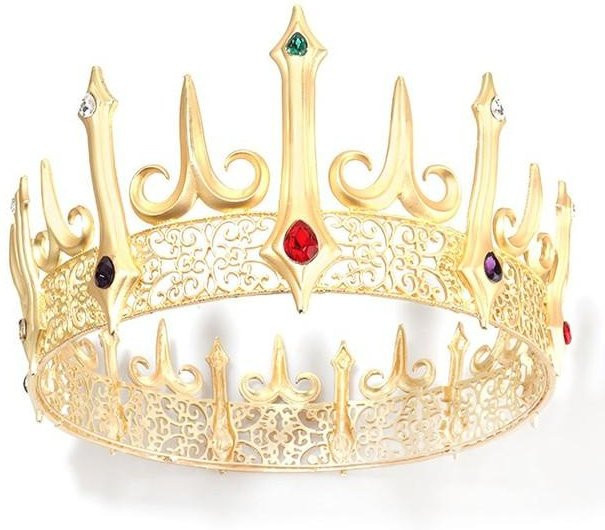 Wucifang Jewelry Krone, Goldfarben, Herren - Bild 1