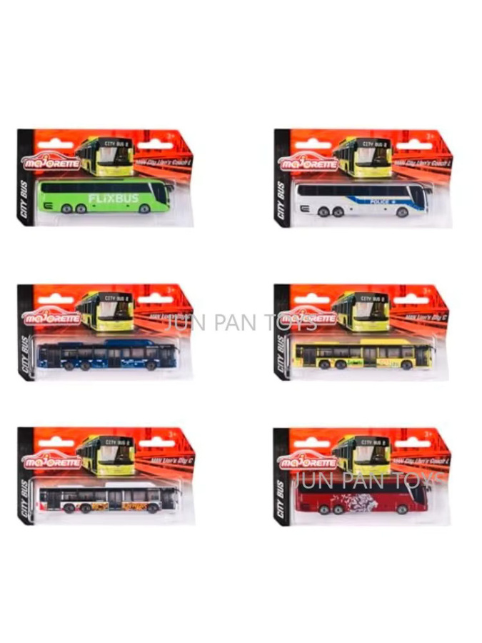 Majorette City Bus MAN Lion's City C Coach L, Automodell, 1:64, Metall, Blau - Bild 3