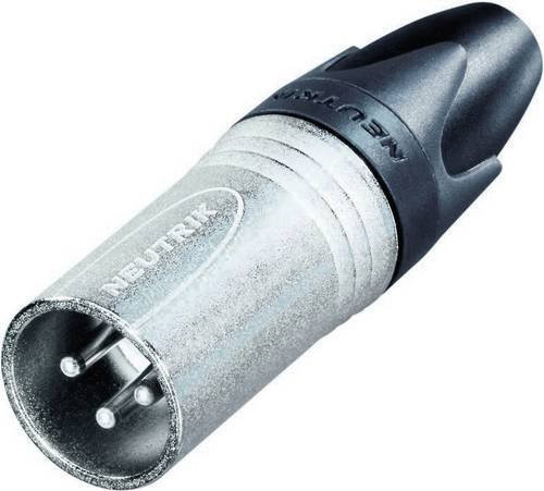 Neutrik NC3MXX XLR-Steckverbinder Stecker gerade in Silber mit 3 Polen - Bild 1