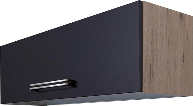 Flex-Well Küchen-Kurz-Hängeschrank Lara in San Remo Eiche hell Nachbildung, B/T/H: 100 x 32 x 32 cm - Bild 1