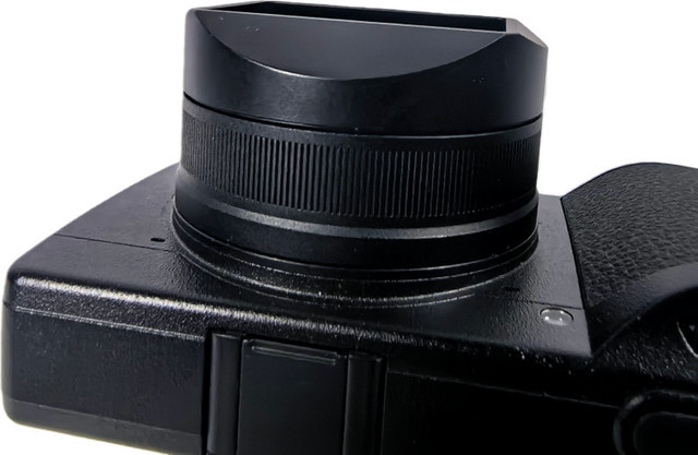 Ricoh GR4 GR IV Metall-Bajonett-Gegenlichtblende mit Kappe in Schwarz - Bild 1