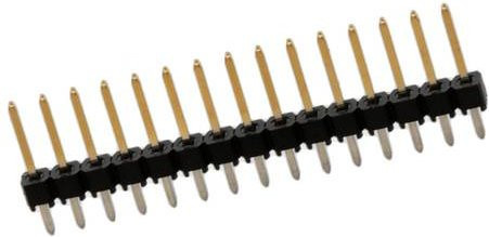 Molex Einbau-Stiftleiste Standard 901200775 in Schwarz und Gold - Bild 1