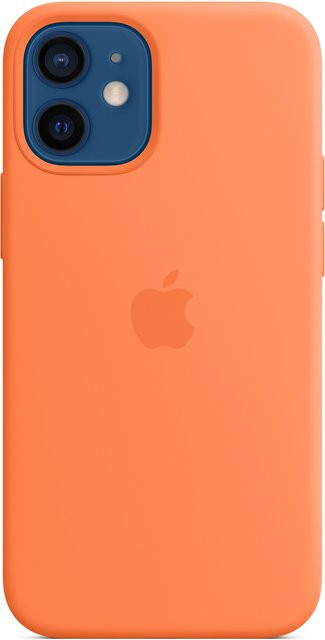 Apple iPhone 12 Mini Silikon Case mit MagSafe in Orange - Bild 1