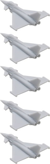 SHUAICHI EF-2000 Taifun Harz Kämpfer Flugzeug Modell 5-teiliges Set 1/700 - Bild 1