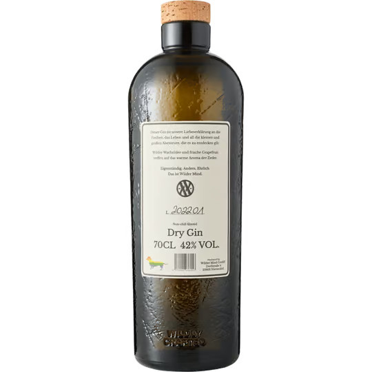 Wilder Mind Dry Gin, 0,7 l - Bild 2