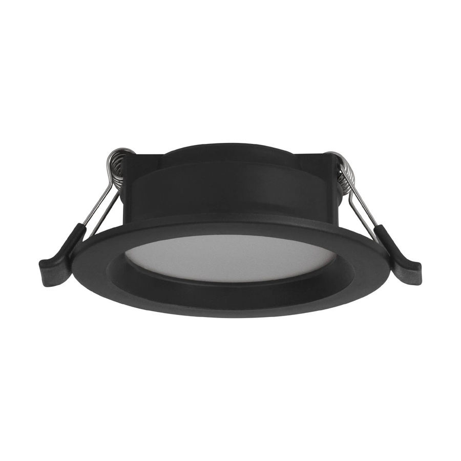 Eglo LED-Einbauspot Idun-E Schwarz Rund mit 4000 K Cool White, Durchmesser: 8,6 cm, Höhe: 3,1 cm - Bild 2