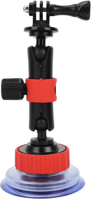 Saugnapf Halterung mit Kugelkopf für GoPro Actionkameras und Handys in Schwarz - Bild 1