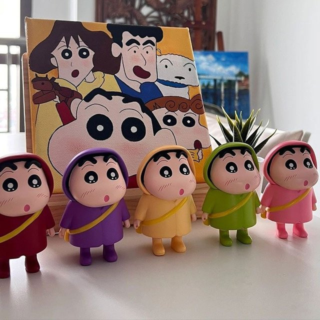 Bandai Crayon Shin-Chan Shin Chan Regenmantel Auto-Dekoration, Actionfigur - Bild 1