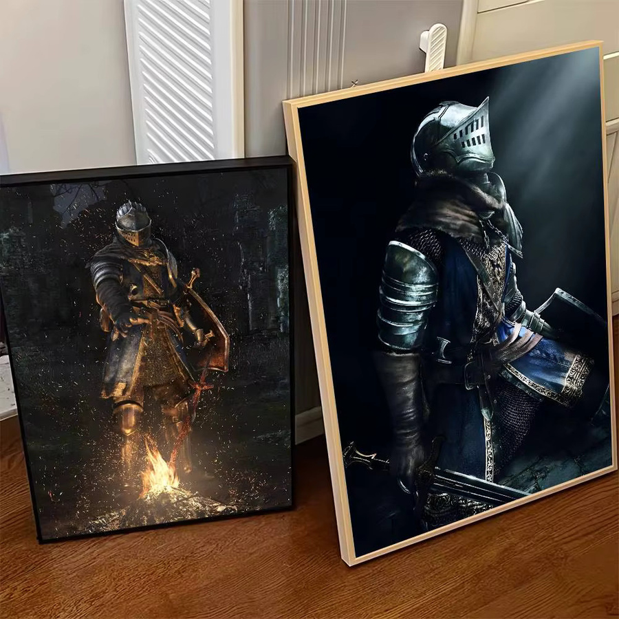 Selbstklebendes Anime Game D-Dark S-Souls Poster aus Papier in Multicolour für deine Wandgestaltung - Bild 4