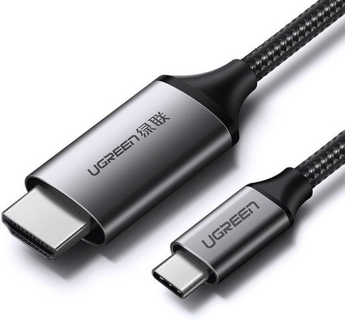 UGREEN USB-C auf HDMI Kabel MM142 für 4K UHD Audio und Video in Schwarz, Länge: 1,5 m