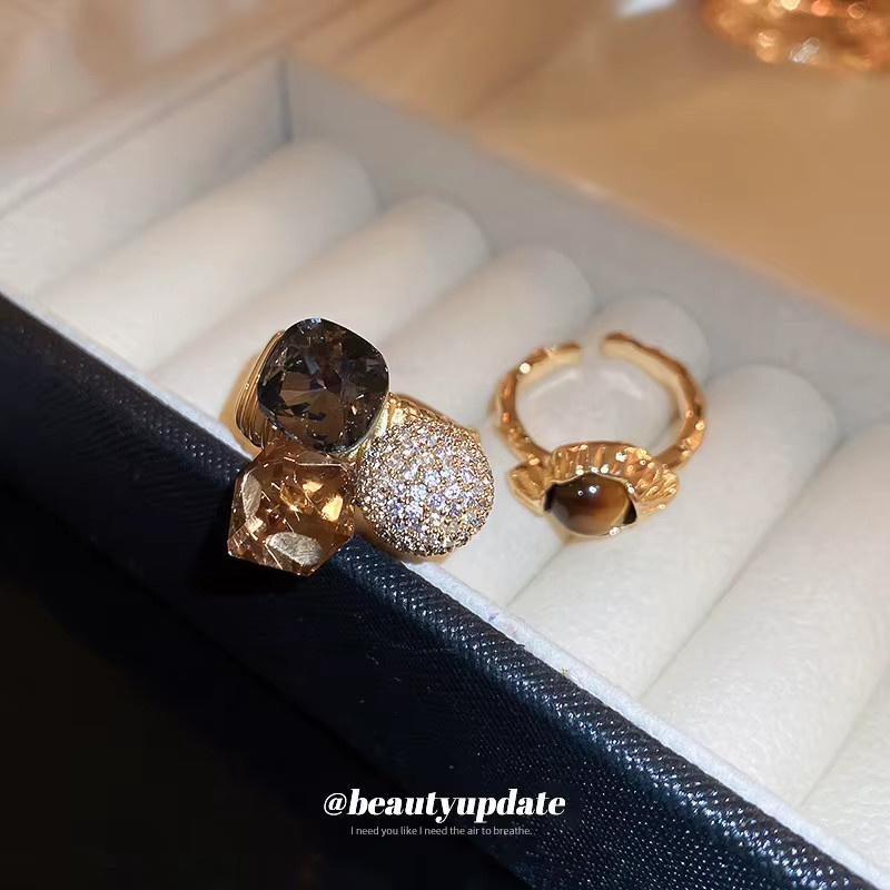 UOSU Ring, Zirkonia, Diamant, Gold - Bild 2