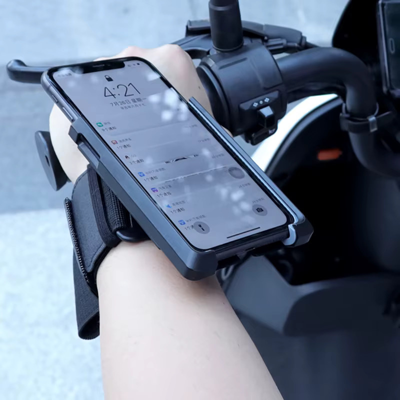 ORBMART 360 Grad rotierbare Smartphone Armband Halterung für iPhone, Samsung und Xiaomi in Schwarz - Bild 3