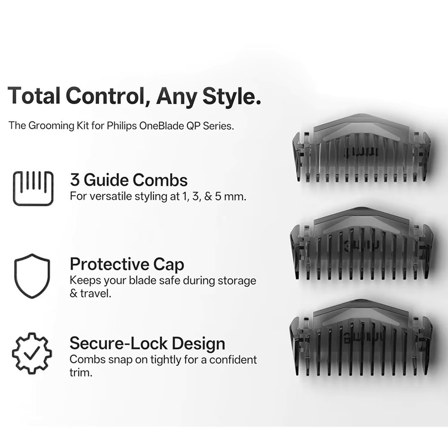 Philips Ersatz Führungskamm 1/3/5 mm für OneBlade Rasierer - Bild 2