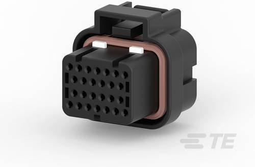 TE Connectivity Buchsengehäuse-Kabel 3-1437290-7 Schwarz 20 Stück - Bild 1