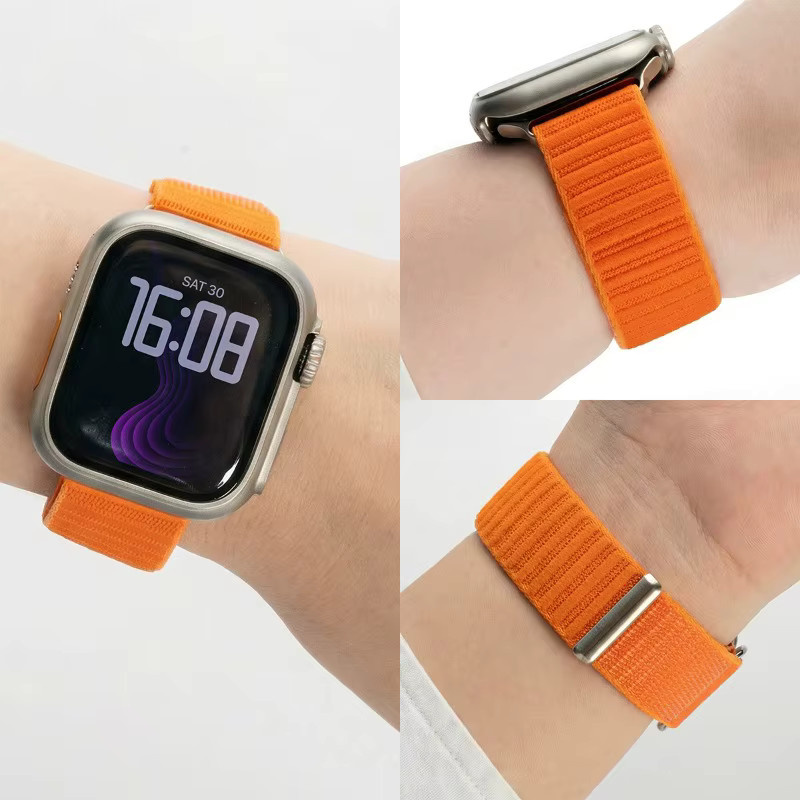 CAOWTAN Uhrenarmband mit Hülle, Nylon, Bunt, Unisex - Bild 1