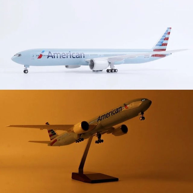 ZOCO B777 Air American Airlines Modellflugzeug, Maßstab 1:157 - Bild 1