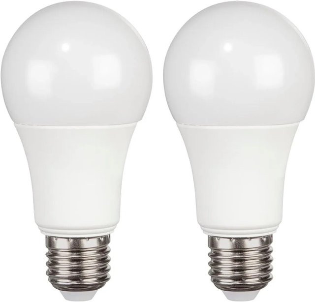 Hama LED-Leuchtmittel E27 Glühlampenform A60 Warmweiß 12 W 2er Set - Bild 1