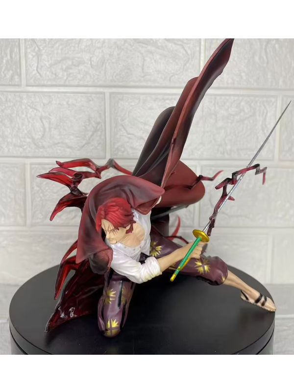 Bandai One Piece Anime Figur Shanks Battle Scene Modell aus Kunststoff, mehrfarbig - Bild 7