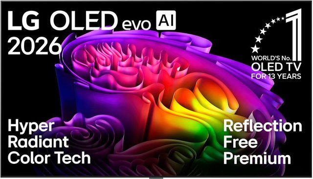 LG OLED55G68LW OLED TV 4K UHD mit 55 Zoll und Multicolor - Bild 1