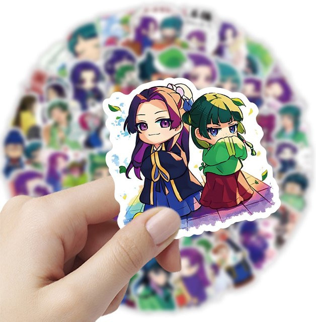 Bandai Apothecary Diaries Anime Aufkleber Set Maomao Cartoon Sticker in Multicolor - Bild 1