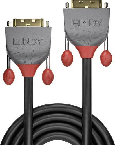 Lindy DVI-D 24+1pol. Anschlusskabel Schwarz 10,00 m - Bild 1