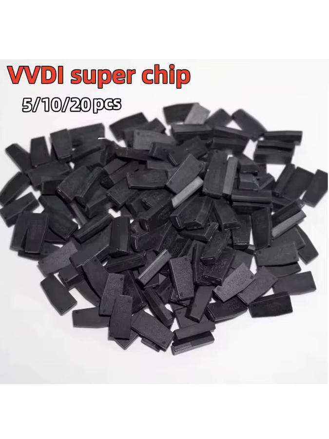 VVDI Super Chip XT27A Transponderchips für ID46 ID40 ID43 4D 8C 8A T3 47, Farbe: Schwarz - Bild 5
