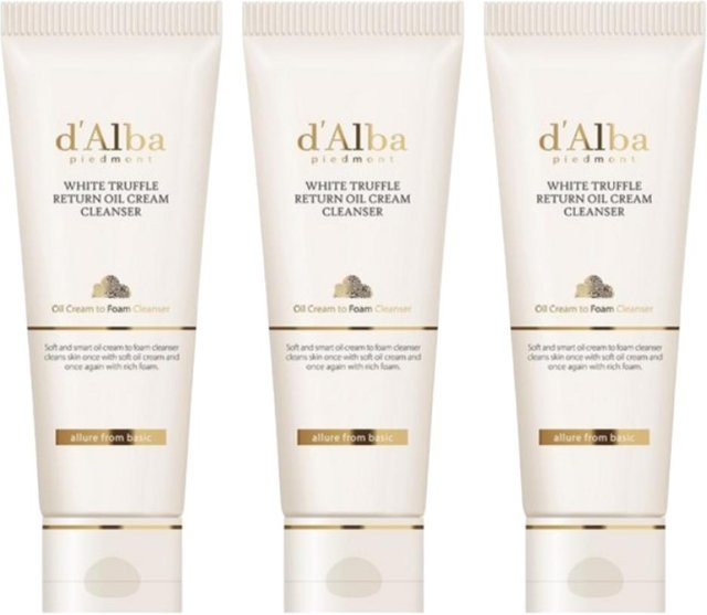 d'Alba Weiße Trüffel Return Öl-Creme-Reinigung, 100 ml, mit Vitamin E - Bild 1