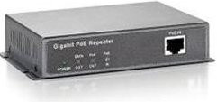 LevelOne POR-0120 Ethernet Repeater in Schwarz-Grau mit RJ-45 Anschlüssen für 10Base-T, 100Base-TX und 1000Base-T bis zu 100 m Reichweite - Bild 1