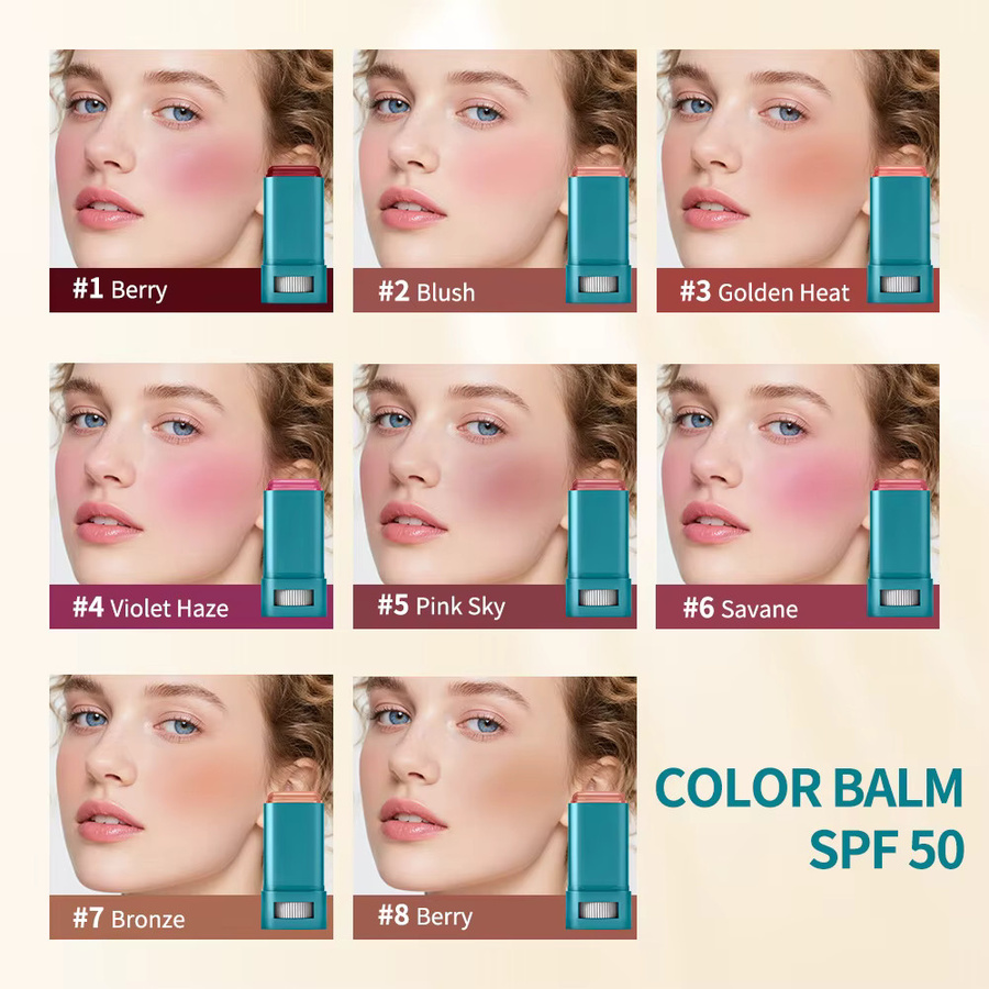 ibcccndc Balsam Lippen- und Wangentint, LSF 50, #02 Blush, Unisex - Bild 3