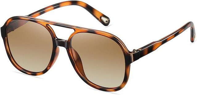 Yiran glasses Sonnenbrille, Oval, TR90, Vollrand, Unisex, beige - Bild 1
