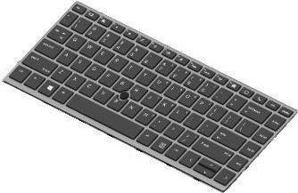 HP L14379-041 Notebook-Ersatzteil Tastatur in Schwarz und Grau mit QWERTZ-Layout - Bild 1